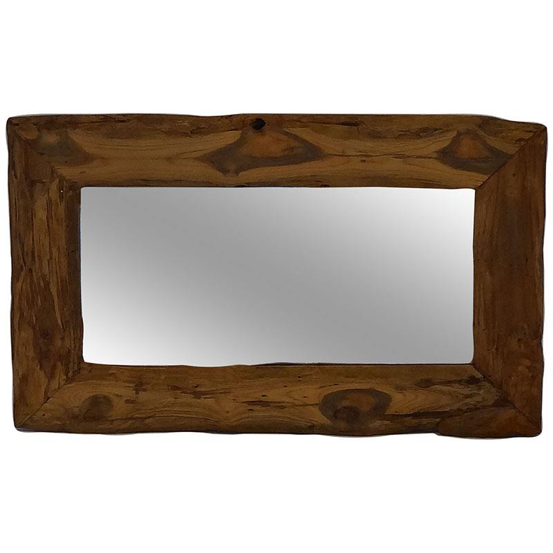 Miroir avec cadre en bois flotté petit 100x60cm