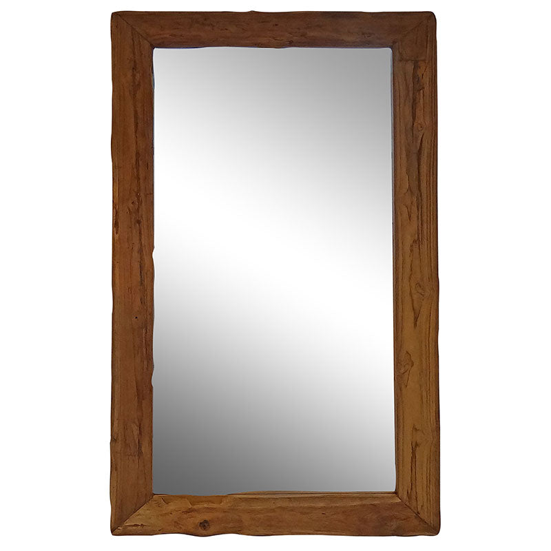 Miroir avec cadre en bois flotté grand format 180x 100cm