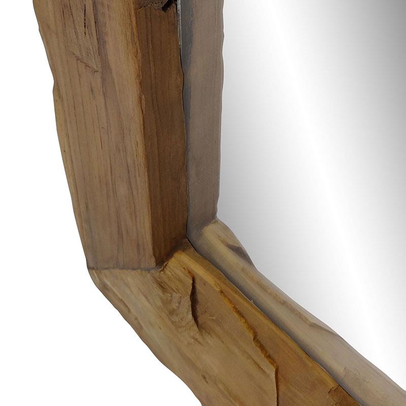 Miroir avec cadre en bois flotté petit 100x60cm