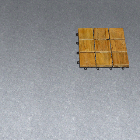 Teak terrace tile 30x30x3cm - consisting of 9 pieces in the size 10x10cm