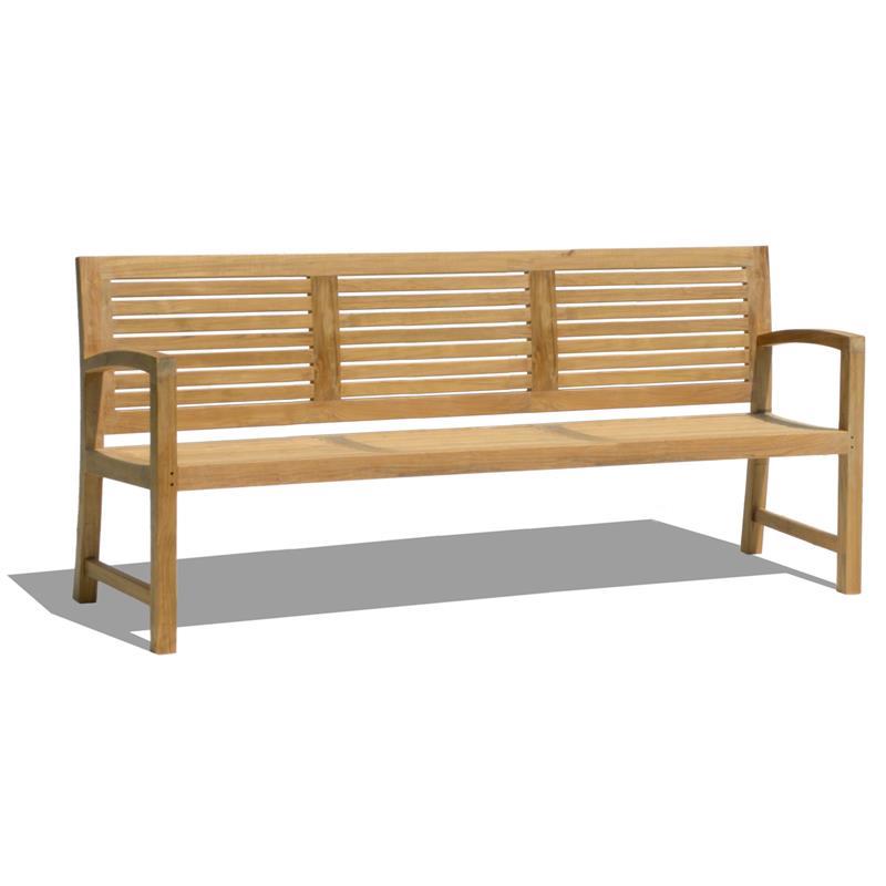 Trent garden bench 200 cm - certified teak GRADE A