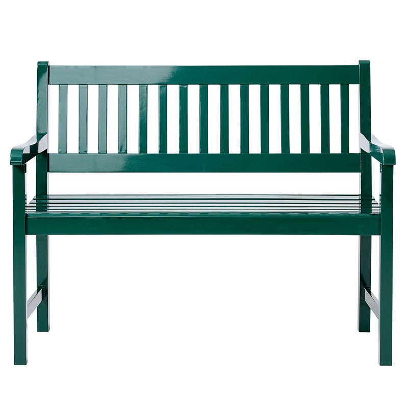 Brighton Gartenbank 108 cm - Zertifiziertes Mahagonyholz glanzgrün lackiert