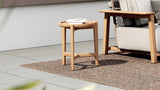 Aspen Beistelltisch rund 40 cm zertifiziertes Plantagenteakholz Grade A