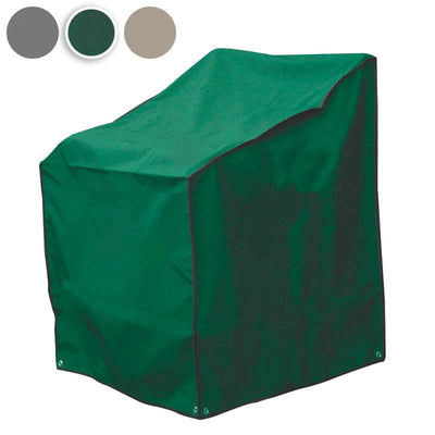 Housse pour Corona 1 place en tissu Teaksafe avec ourlet, œillets et tendeurs en caoutchouc