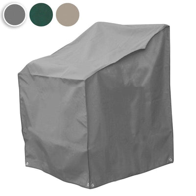 Housse pour Corona 1 place en tissu Teaksafe avec ourlet, œillets et tendeurs en caoutchouc