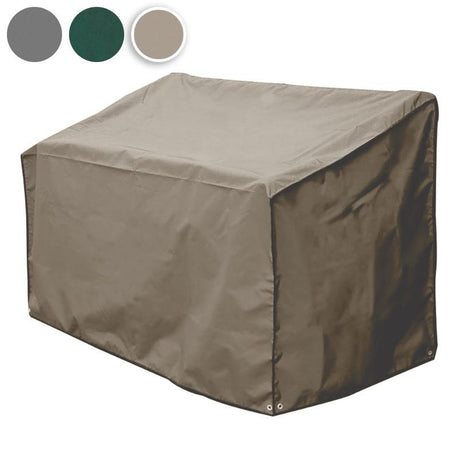 Abdeckung für Corona 2-Sitzer Material Teaksafe mit Saum, Ösen und Gummispannern