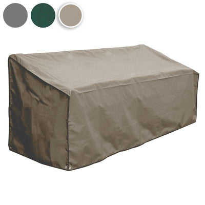 Housse pour Corona 3 places en tissu Teaksafe avec ourlet, œillets et tendeurs en caoutchouc