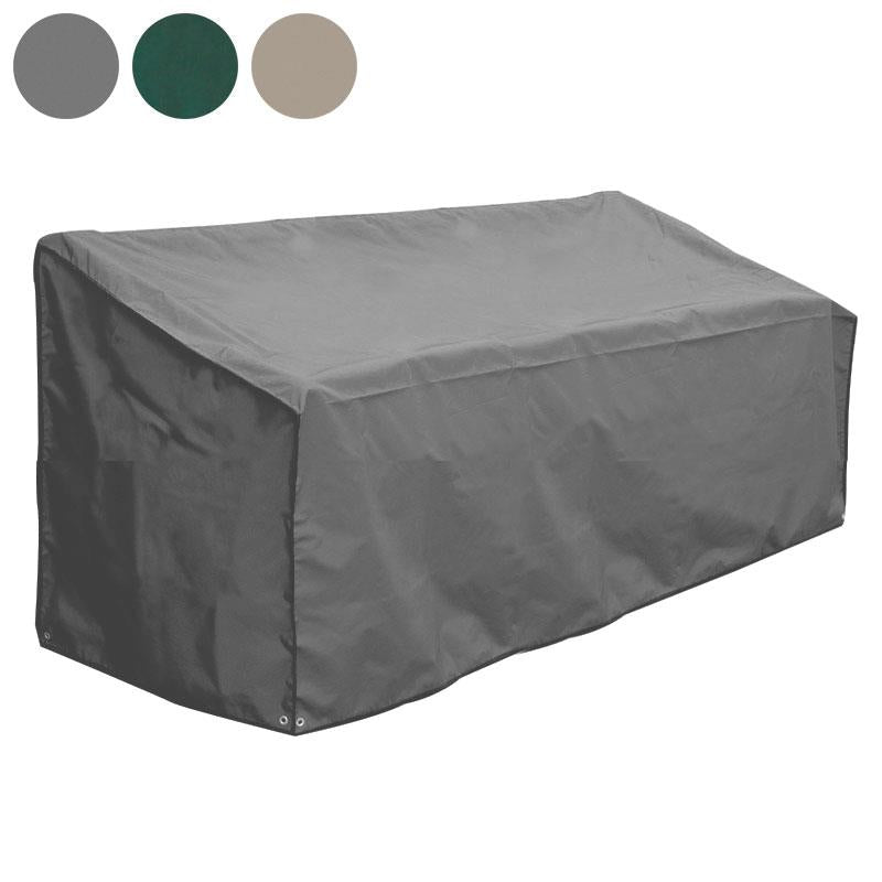 Housse pour Corona 3 places en tissu Teaksafe avec ourlet, œillets et tendeurs en caoutchouc