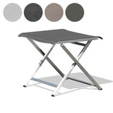 Repose-pieds et tabouret réglable Alzette en acier inoxydable avec Batyline