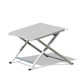 Repose-pieds et tabouret réglable Alzette en acier inoxydable avec Batyline