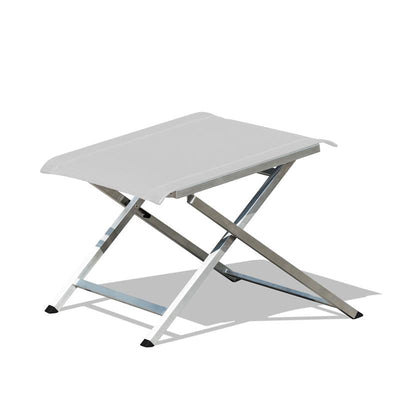 Repose-pieds et tabouret réglable Alzette en acier inoxydable avec Batyline