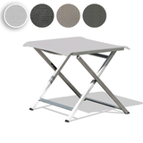 Repose-pieds et tabouret réglable Alzette en acier inoxydable avec Batyline