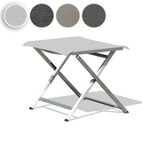 Repose-pieds et tabouret réglable Alzette en acier inoxydable avec Batyline