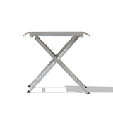 Repose-pieds et tabouret réglable Alzette en acier inoxydable avec Batyline