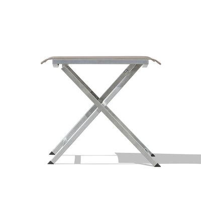 Repose-pieds et tabouret réglable Alzette en acier inoxydable avec Batyline