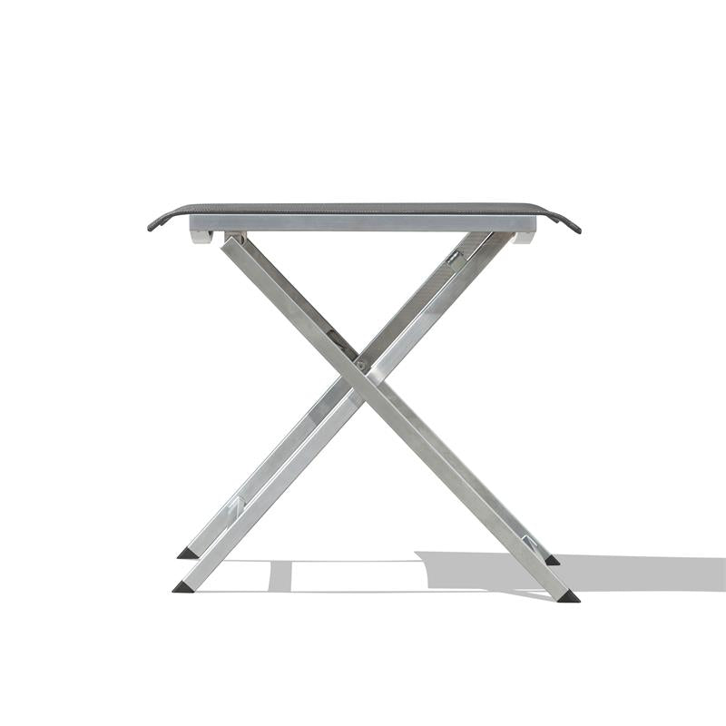 Repose-pieds et tabouret réglable Alzette en acier inoxydable avec Batyline