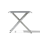 Repose-pieds et tabouret réglable Alzette en acier inoxydable avec Batyline
