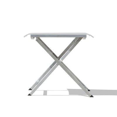 Repose-pieds et tabouret réglable Alzette en acier inoxydable avec Batyline
