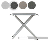 Repose-pieds et tabouret réglable Alzette en acier inoxydable avec Batyline