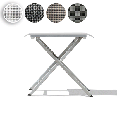 Repose-pieds et tabouret réglable Alzette en acier inoxydable avec Batyline