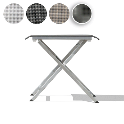 Repose-pieds et tabouret réglable Alzette en acier inoxydable avec Batyline