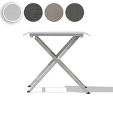 Repose-pieds et tabouret réglable Alzette en acier inoxydable avec Batyline