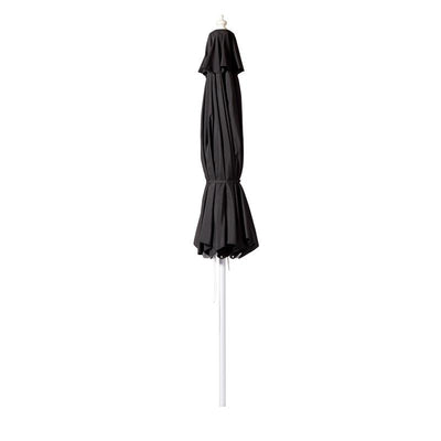 Parasol Cinas Antibes 330 cm rond - structure en aluminium avec toile noire