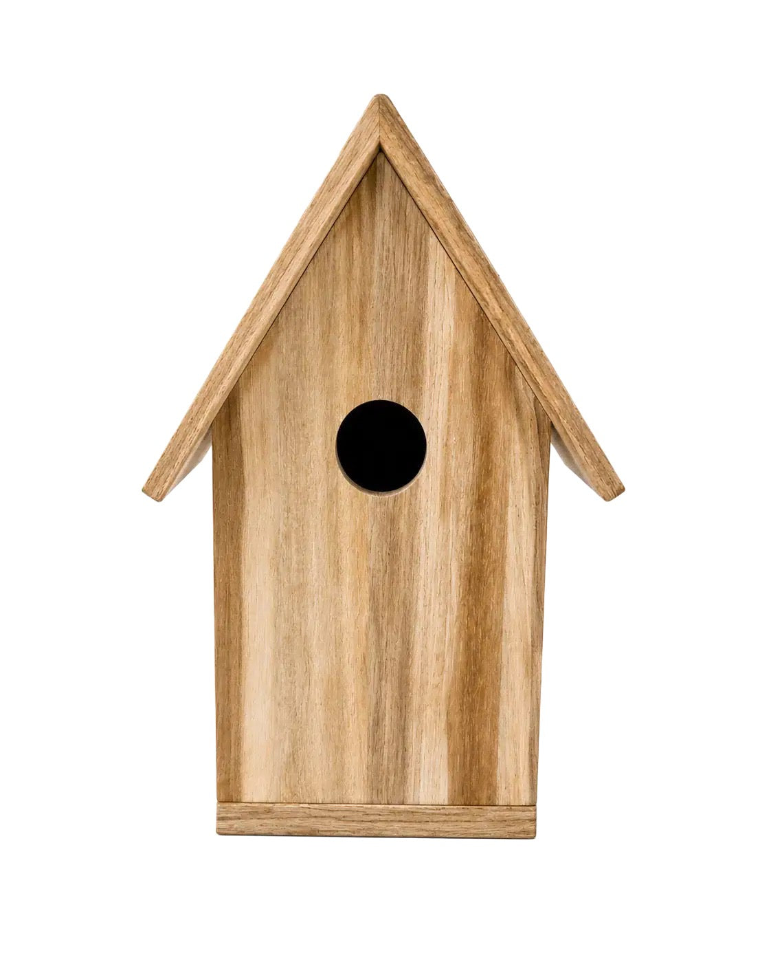 Vogelhaus Teak zum Aufhängen - B: 21cm x H: 30cm x T: 19 cm - zertifiziertes Plantagenteakholz
