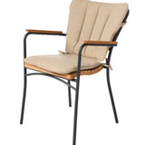 Ellen Stapelstuhl Auflage Sitz u. Rücken - SAND 83 x 51 cm, 4cm dick