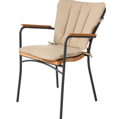 Ellen Stapelstuhl Auflage Sitz u. Rücken - SAND 83 x 51 cm, 4cm dick