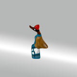 Ente Snowboarder klein »Tom-Hardy« blaues Board und Schal ca. 23 cm hoch