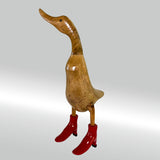 Ente Topmodel groß »Kim« mit roten High Heels