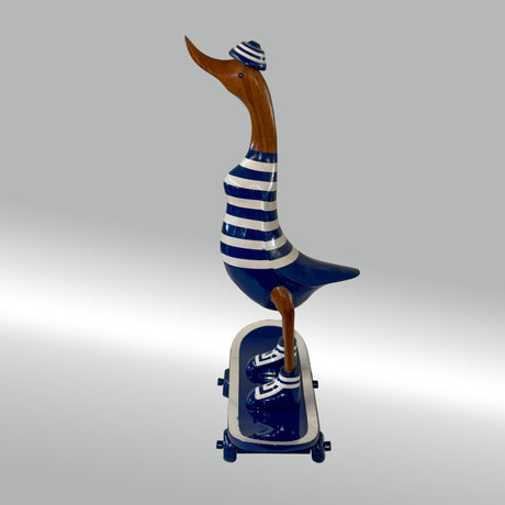 Ente Skateboarder groß »Keegan« Board mit rollenden Rollen  ca. 57 cm hoch