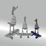 Ente Skateboard  klein »Arisa« Board mit rollenden Rollen ca. 36 cm hoch