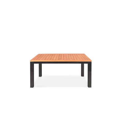 Florence aluminum front extending table 230/160x100x77 cm Certified Teak GRADE A with aluminum frame