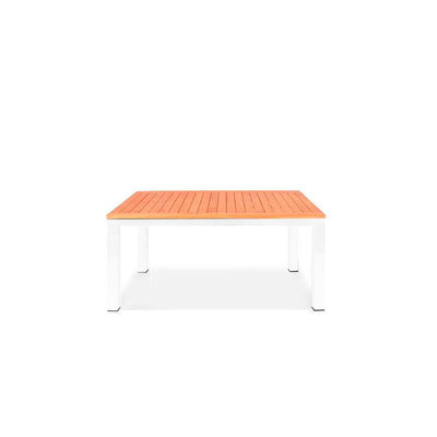 Florence aluminum front extending table 230/160x100x77 cm Certified Teak GRADE A with aluminum frame