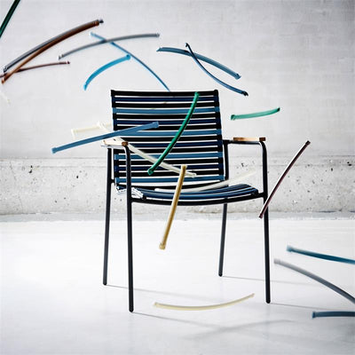 Bandes de plastique Mood 16 pcs. pour chaises et chaises longues 8x 2 pièces en 8 couleurs différentes