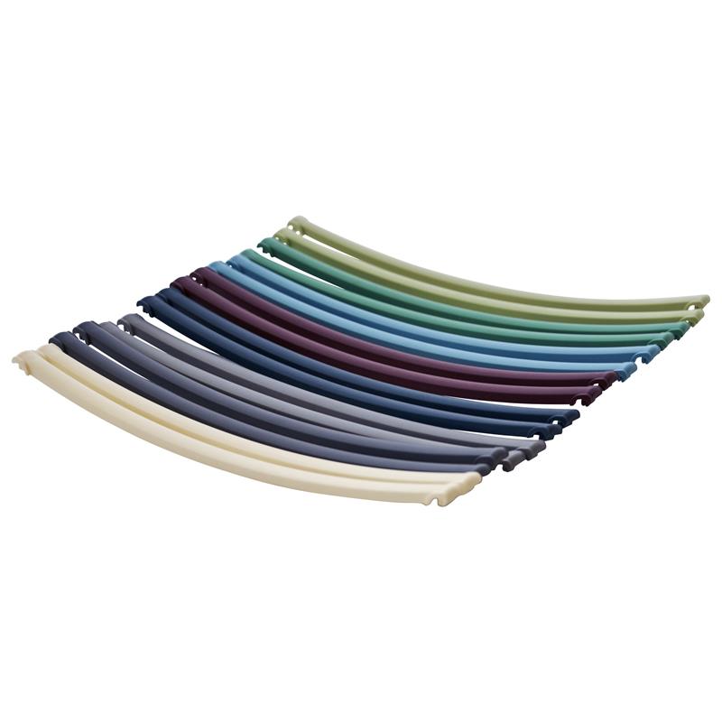 Bandes de plastique Mood 16 pcs. pour chaises et chaises longues 8x 2 pièces en 8 couleurs différentes