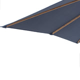 Sonnenschirm Ocean Deluxe 350x250 cm Nagata Bespannung mit Edelstahlbeschlägen und 3fach-Flaschenzug