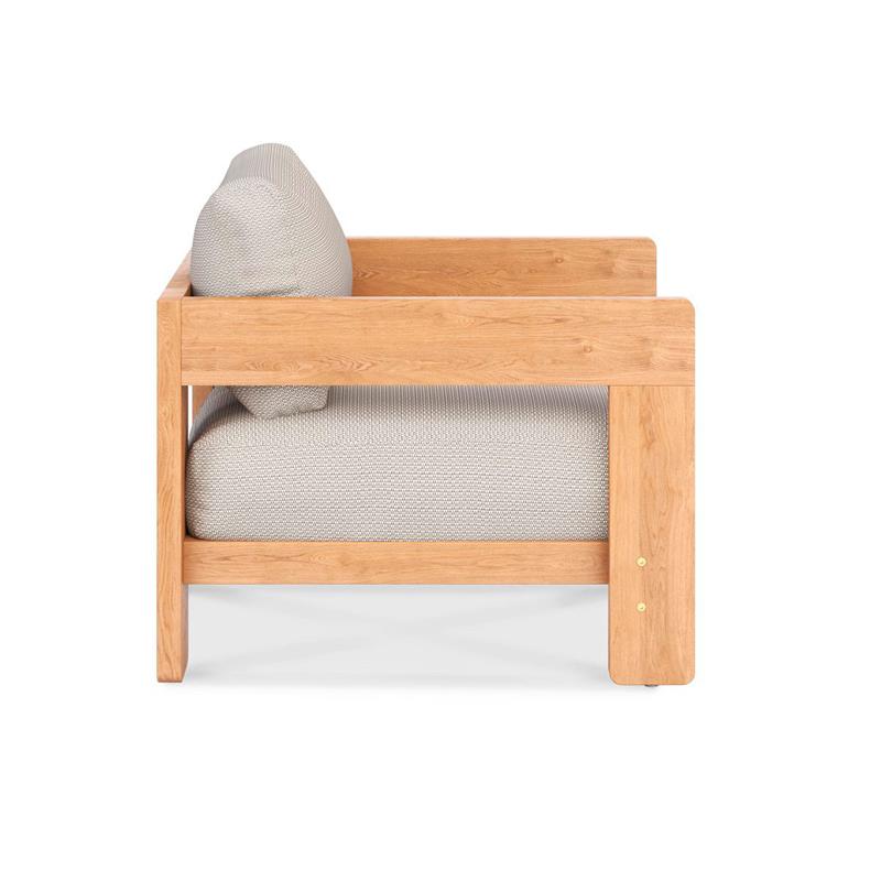 Rae 1-seater sofa 84 x 88 x 63.5 cm - Recycled teak