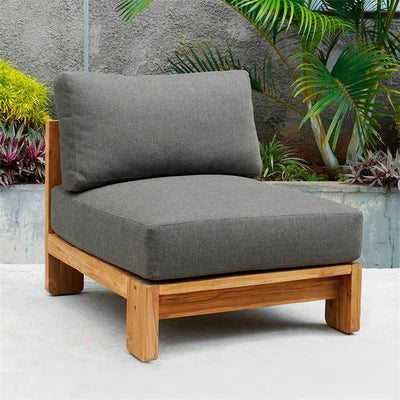 Canapé Rae Module Central 1 Place 75 x 88 x 63 cm - Teck Recyclé