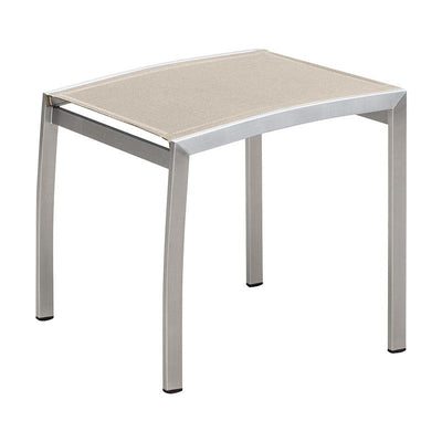 Repose-pieds Alzette en acier inoxydable avec Batyline