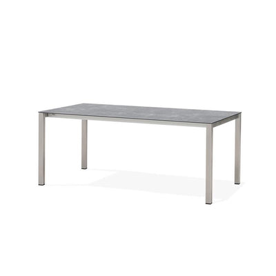 Marikk front extending table 320/260/200x99.5 cm ceramic top with stainless steel frame