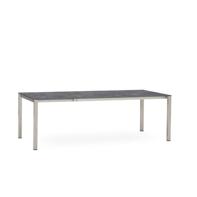 Marikk front extending table 320/260/200x99.5 cm ceramic top with stainless steel frame