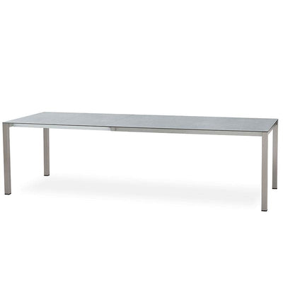 Marikk front extending table 280/220/160x99.5 cm ceramic top with stainless steel frame