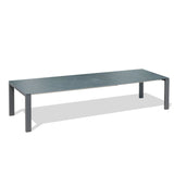 Marikk Deluxe  Frontausziehtisch 340/280/220x100cm Keramikplatte + Edelstahl pulverbeschichet +Rollen
