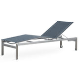 Alzette Liege Deluse - Kopf- + Fußteil verstellbar 212 x 72  x 41 cm -  Edelstahl +  Batyline