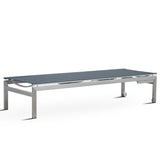 Alzette Liege Deluse - Kopf- + Fußteil verstellbar 212 x 72  x 41 cm -  Edelstahl +  Batyline