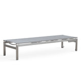 Alzette Liege Deluse - Kopf- + Fußteil verstellbar 212 x 72  x 41 cm -  Edelstahl +  Batyline