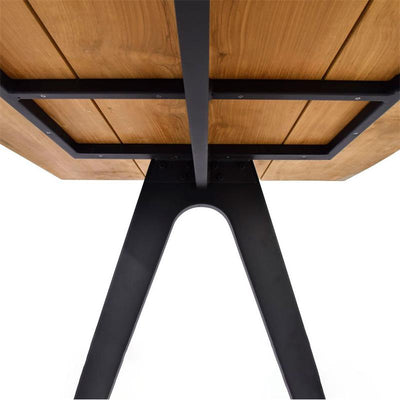 Stor tree edge table 350 x 95-105 x 75 cm teak with aluminum or teak frame